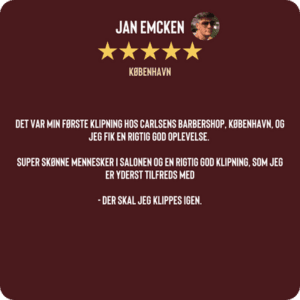 Review af Carlsens Barbershop - 5-stjerner