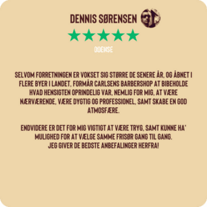Review af Carlsens Barbershop - 5-stjerner