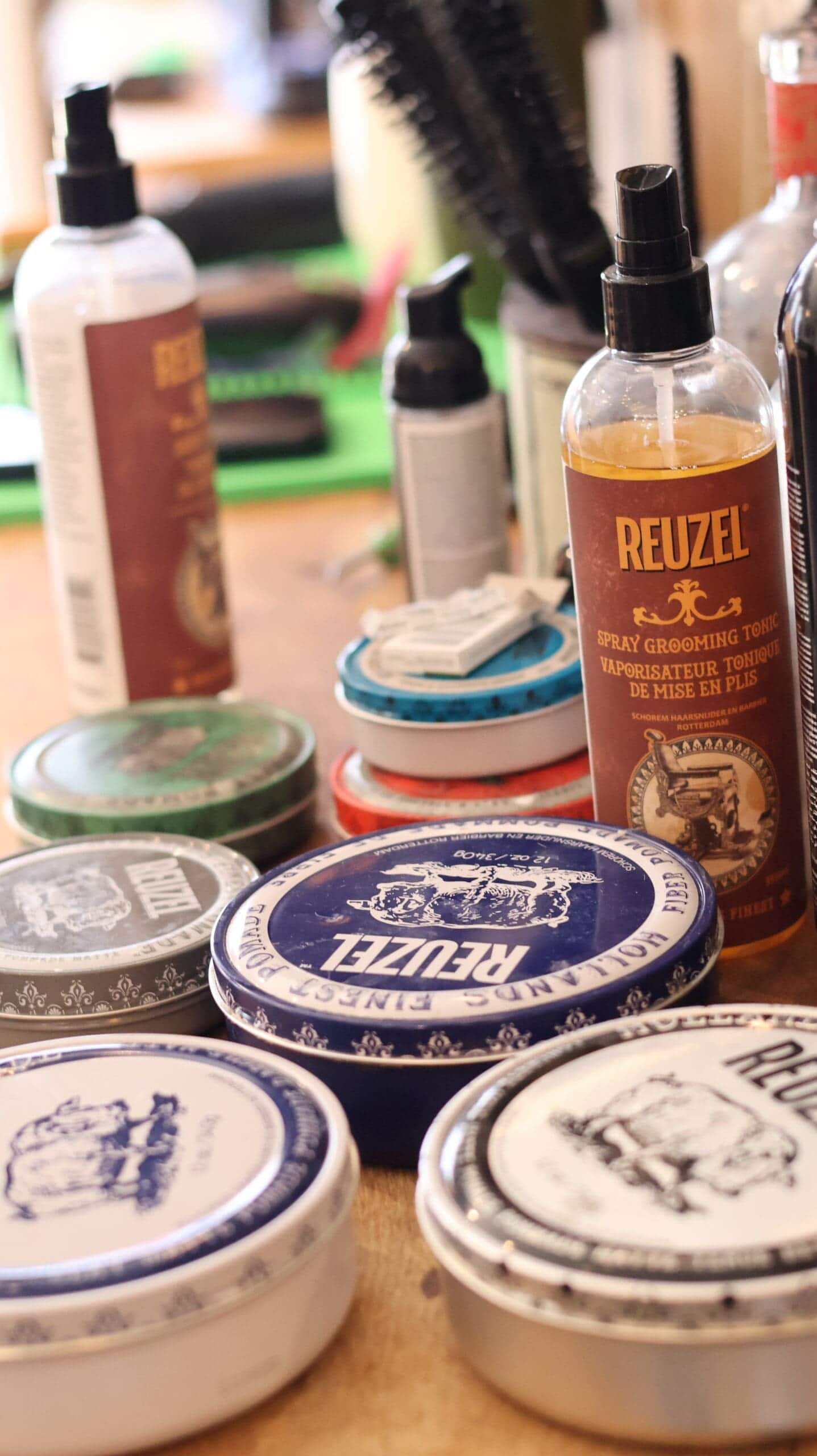 Produkter vi burger hos Carlsens Barbershop