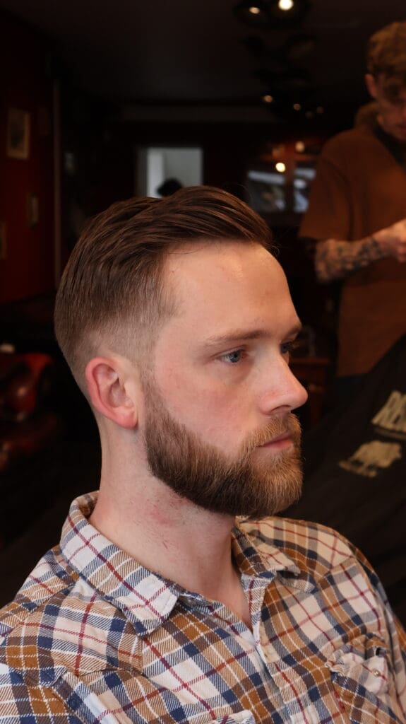 Klipning lavet hos Carlsens Barbershop Århus