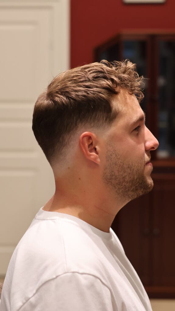 Klipning lavet hos Carlsens Barbershop Århus