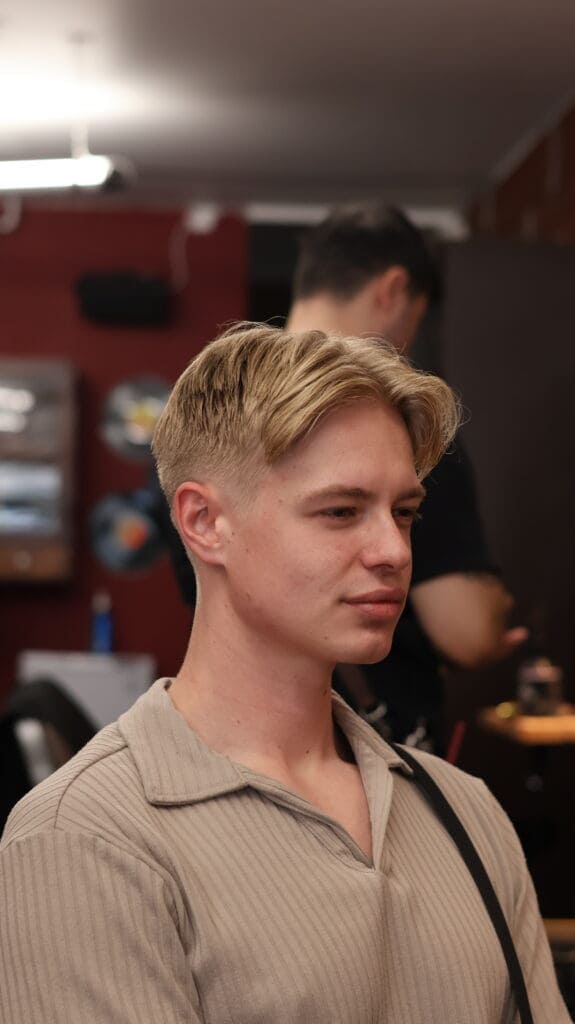 Midterskilling klippet hos Carlsens Barbershop Århus