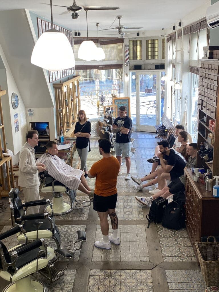 Carlsens Barbershop på firmatur
