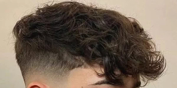 textured fringe mørkt hår