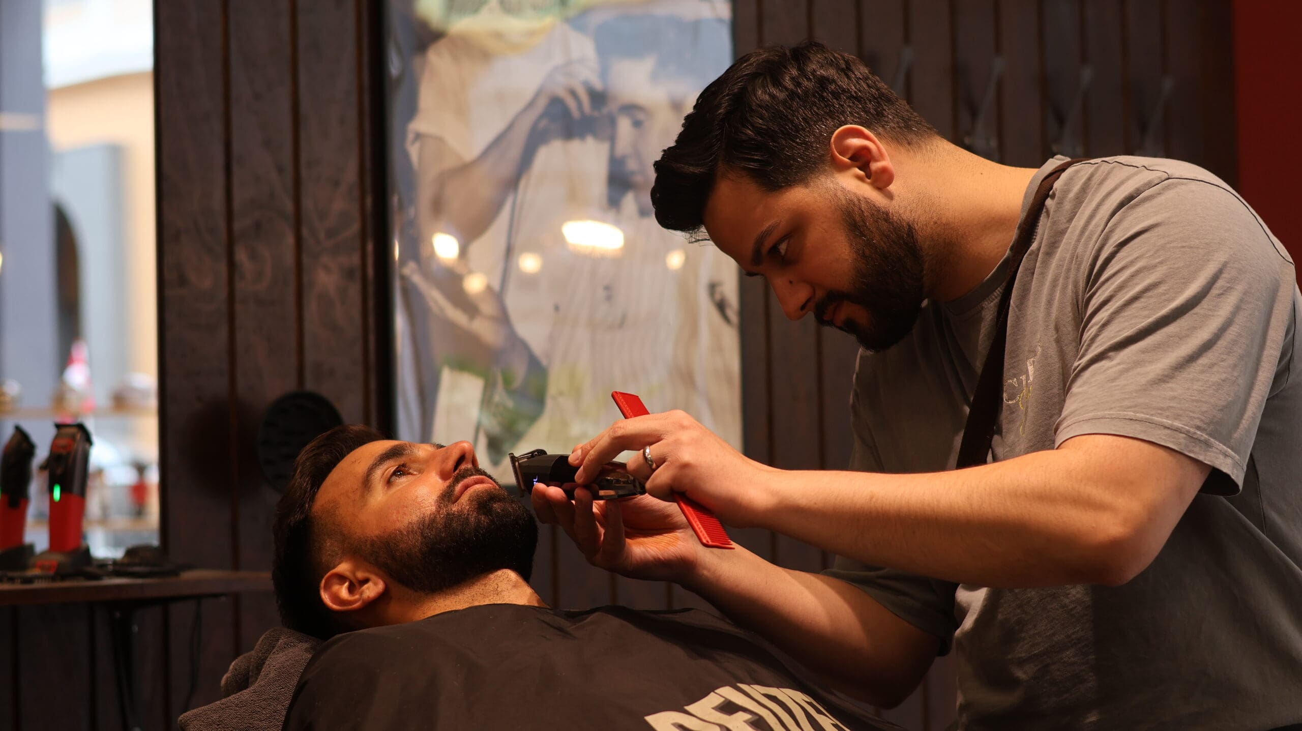 Barbering og skægtrim hos Carlsens Barbershop