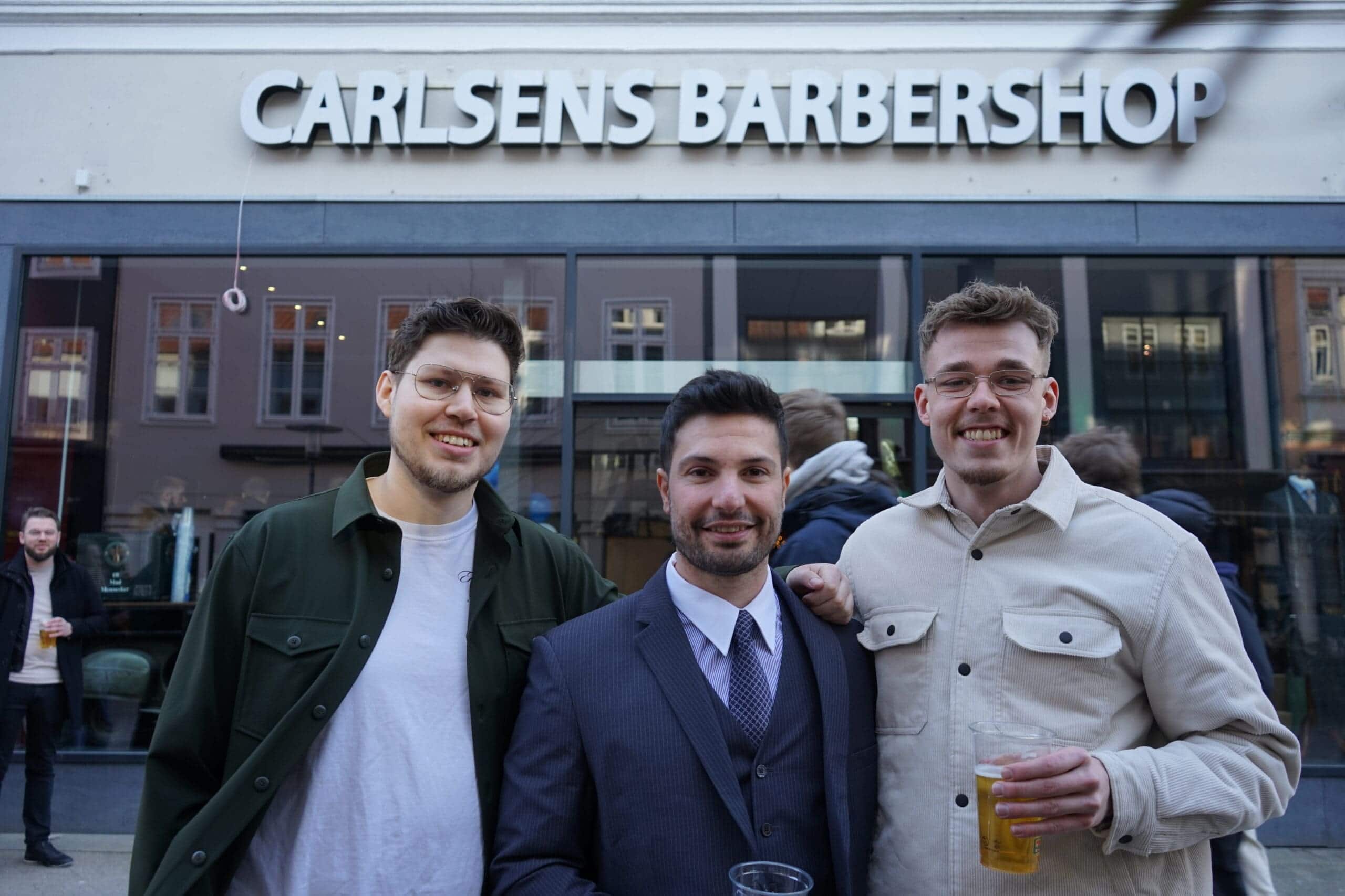 Grand opening af Carlsens Barbershop Kongensgade